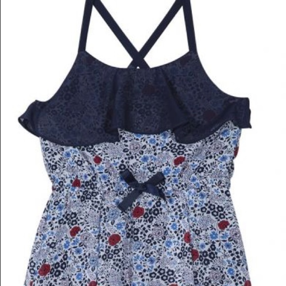Náutica Girls 7 Spaghetti Strap Floral Dress